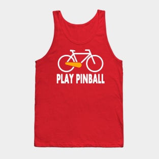 Bicycle Pinball orange Tank Top